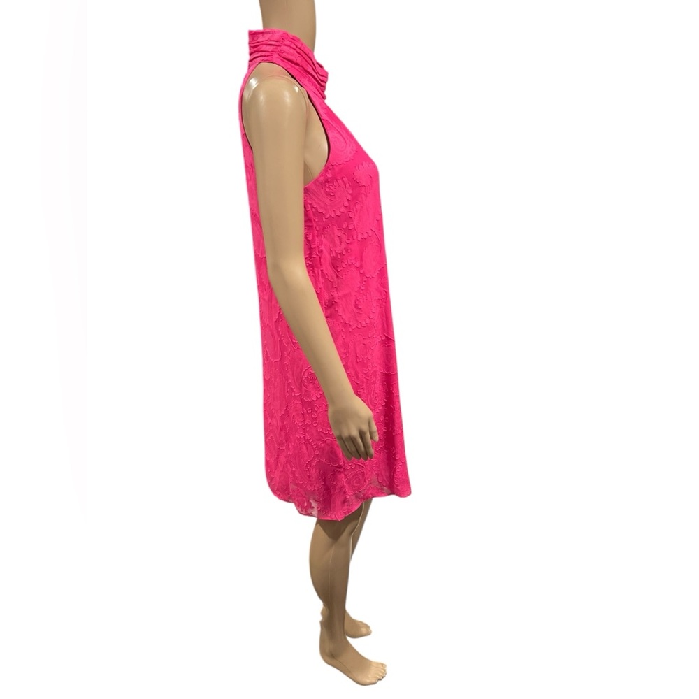 Lilly Pulitzer Kristine Halter Dress Pink Tango Tangerine Dream Jacquard size XS - Picture 6 of 16